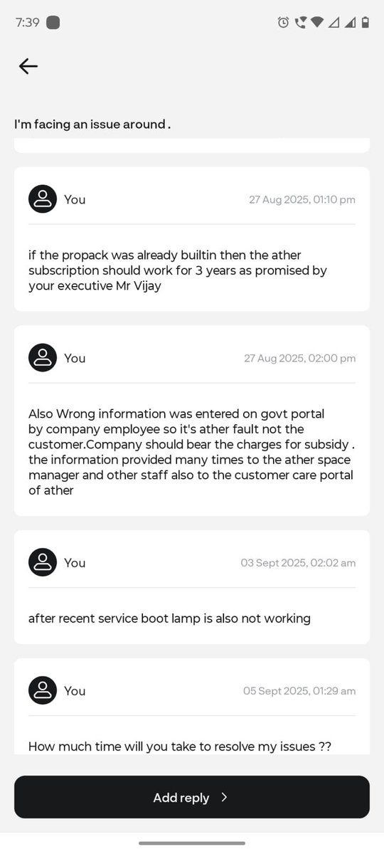 delli_freaks's tweet photo. @atherenergy @tarunsmehta #Ather #atherenergy 
Can we have someone looking into this issue asap? It has been so long now. We haven’t received any response from your end. Contact number +91-9716935272 https://t.co/dna2gNTj2a