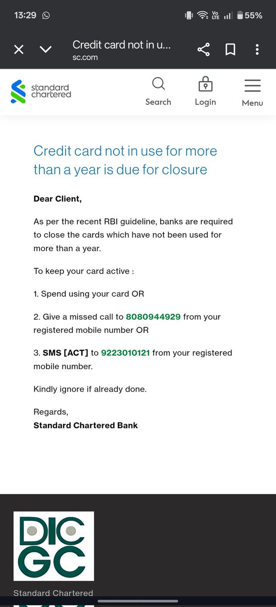 AmanShahi29's tweet photo. @StanChart why my credit card is still active when there is no transaction for more than a year. Just to charge the annual fee. My old card has already expired and i haven't even received a new card either. https://t.co/Rz97EZ7Ihz