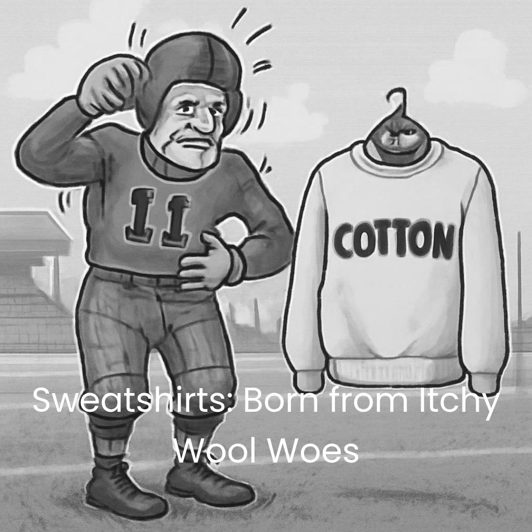 NoStylishWear's tweet photo. Did you know? Sweatshirts were invented in the 1920s by a football player seeking comfort over itchy wool. At No Stylish, we honor this legacy with sweatshirts perfect for lounging and effortless style. 🏈 #CozyEssentials #NoStylish https://t.co/IV51ZSxe6k https://t.co/JDWo3eRZBd