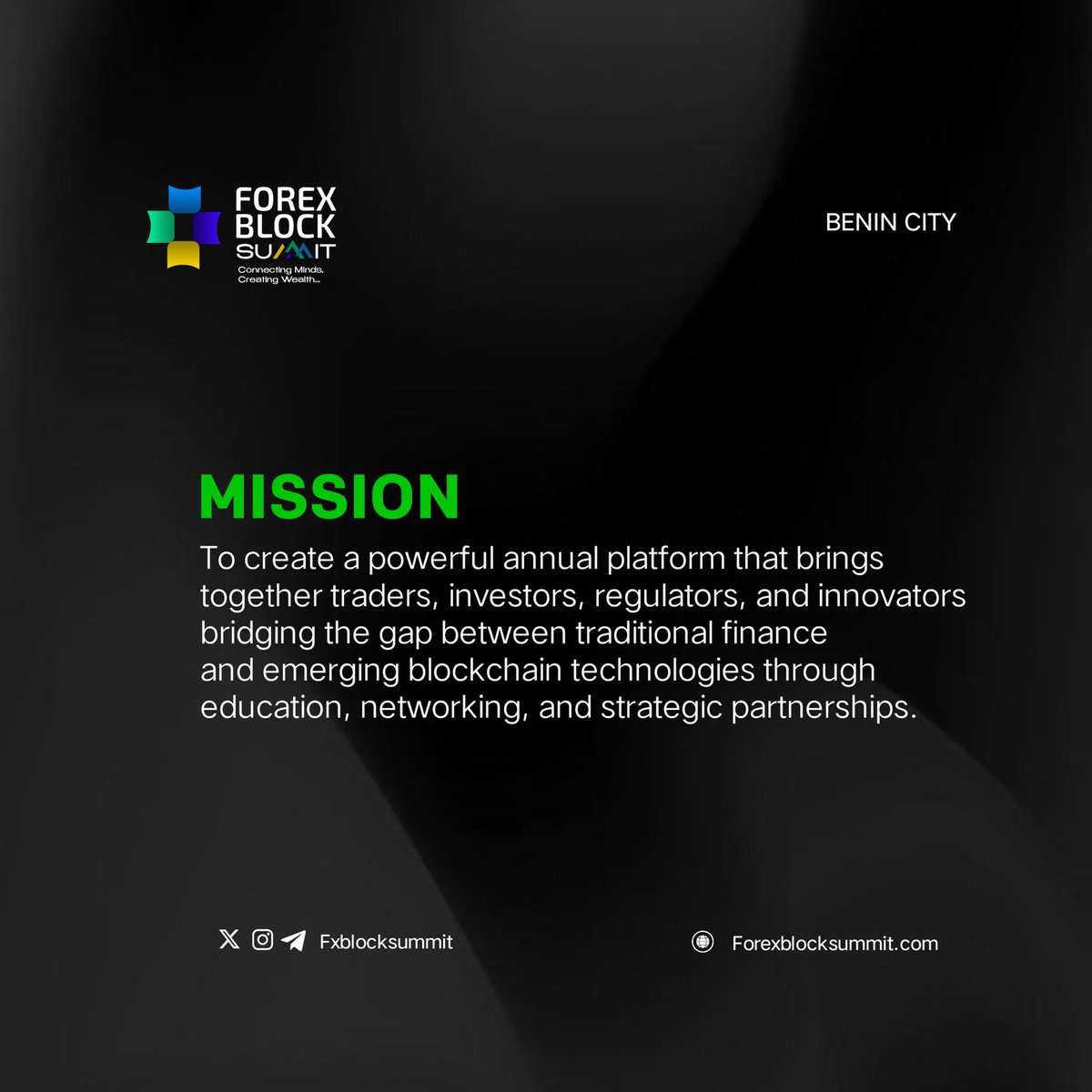 Fxblocksummit's tweet photo. Not a firm. Not a fund.
A family of traders, building the future together. 💡

Join our telegram channel for continuous updates: https://t.co/jvOtVTHisG

#ForexBlockSummit https://t.co/0NdpCSFEeo
