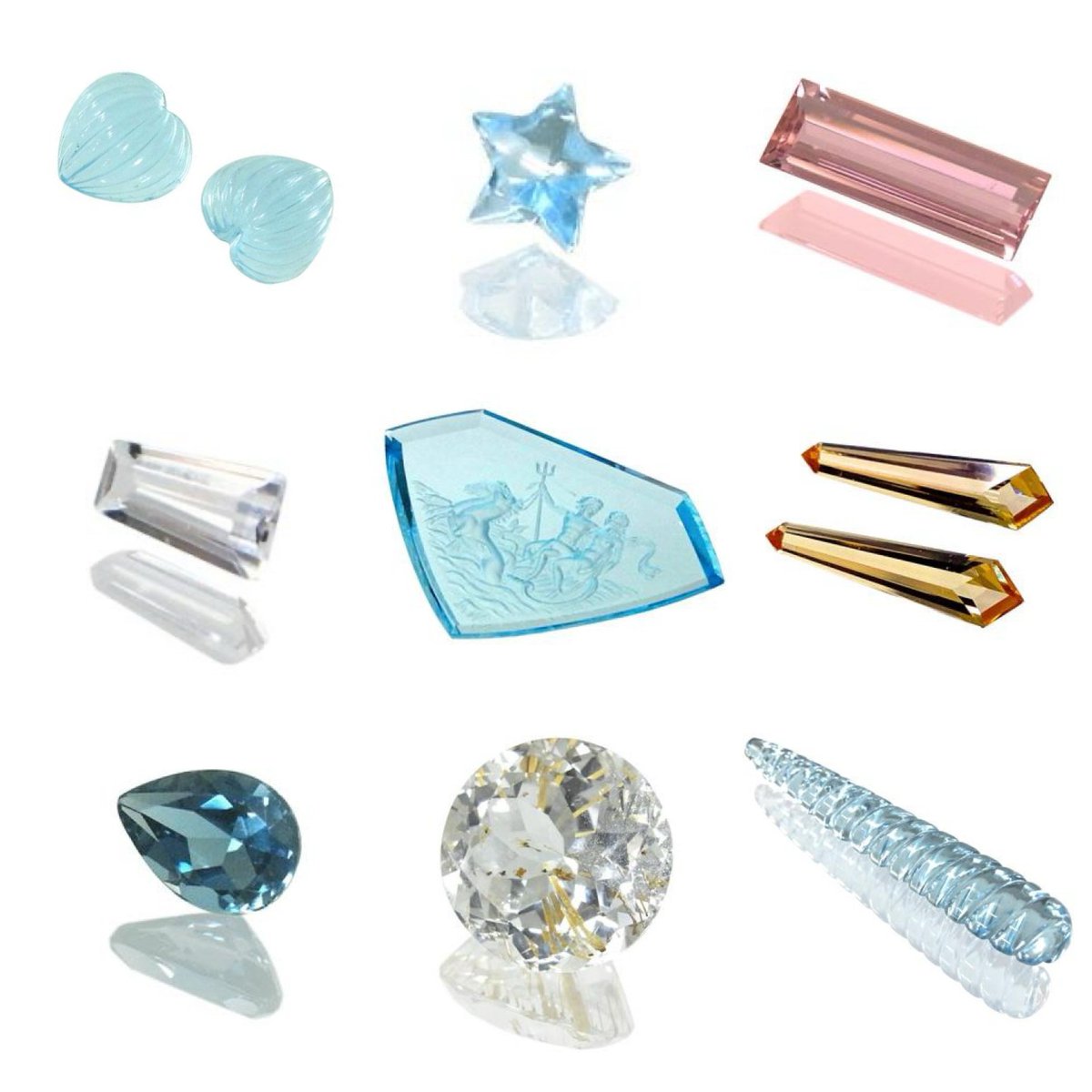 専用④✳︎グリーンアメジストコンケーブカット　他 グリーンアメジスト(コンケーブカット) 1.63ct [C5‐294