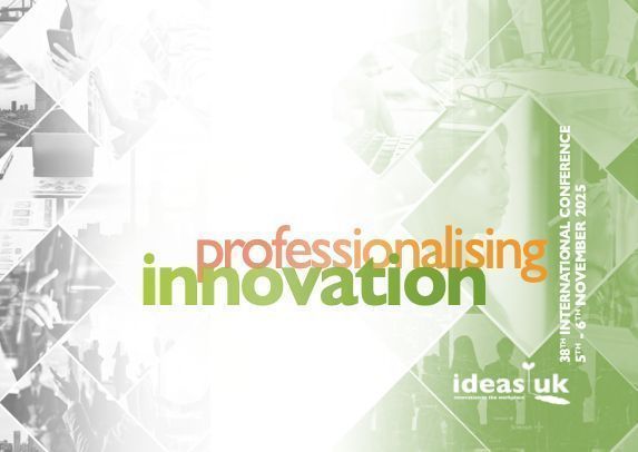 What are you doing about your development? Join us at the ideasUK Conference - PROFESSIONALISING INNOVATION on 5th and 6th November 2025.
 
Find out more on our website ideasuk.com ideasuk.com/conference/