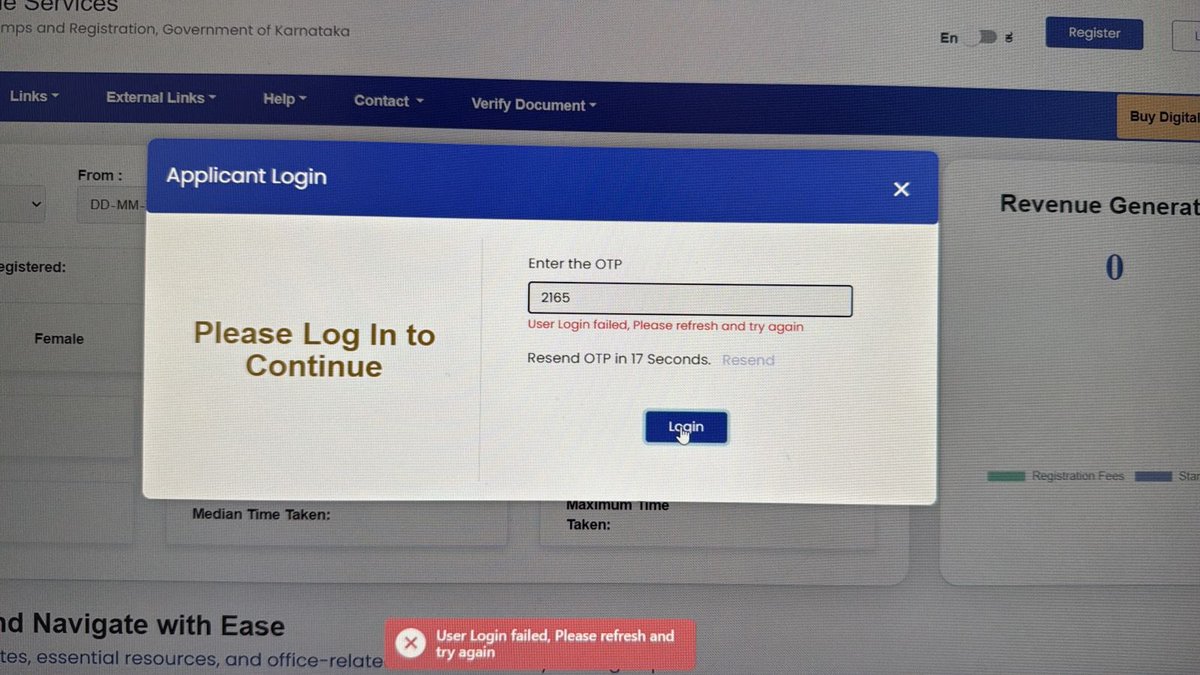 raaghudn's tweet photo. @IGRKarnataka Team Kaveri 2.0 website was been under maintenance? Why can’t able to login in to the account

From today morning we are facing the same issue kindly resolve it ASAP.

@krishnabgowda https://t.co/VBAiKwH4bS