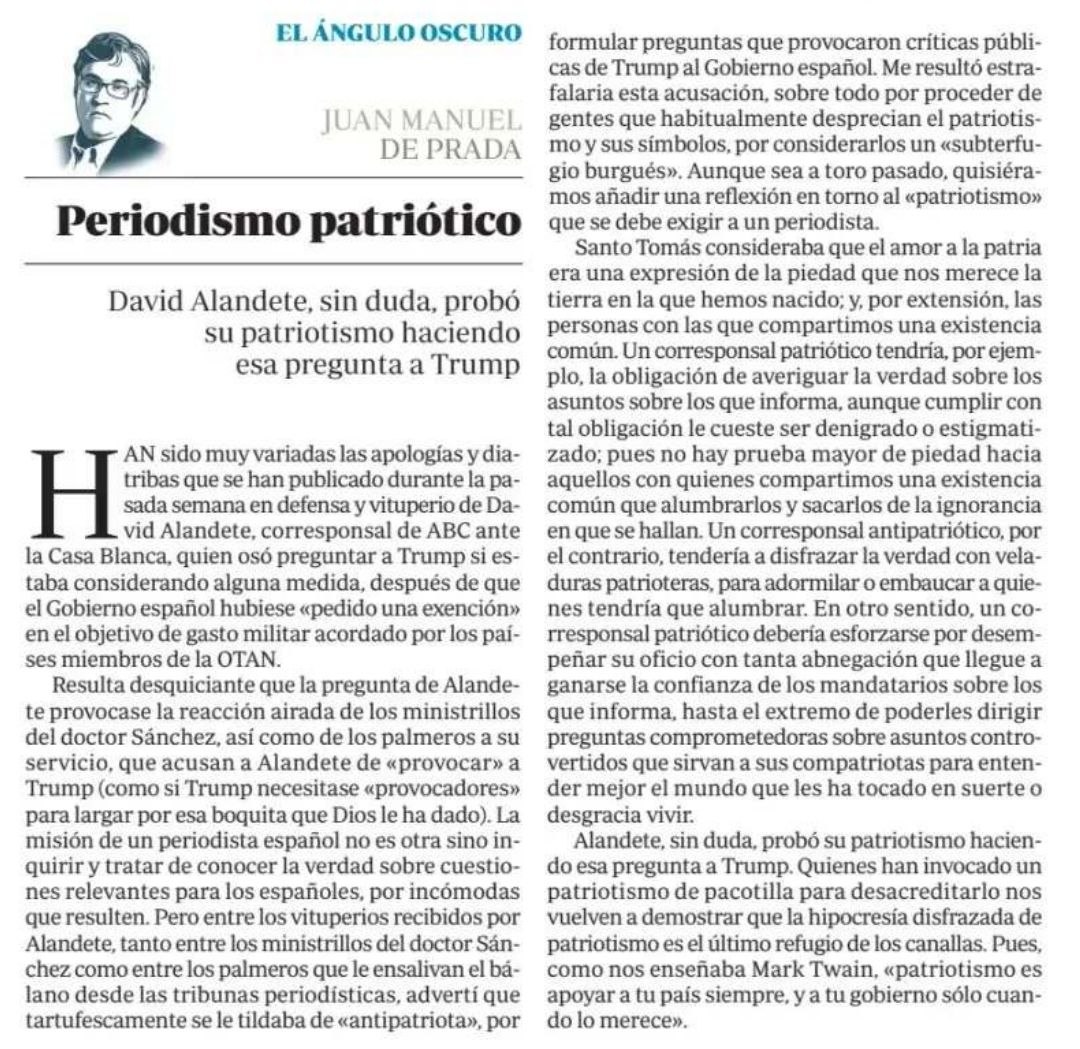 Lenore1789's tweet photo. "Patriotismo es apoyar a tu país siempre, y a tu gobierno sólo cuando lo merece" (Mark Twain) https://t.co/8ze0xlpBxT