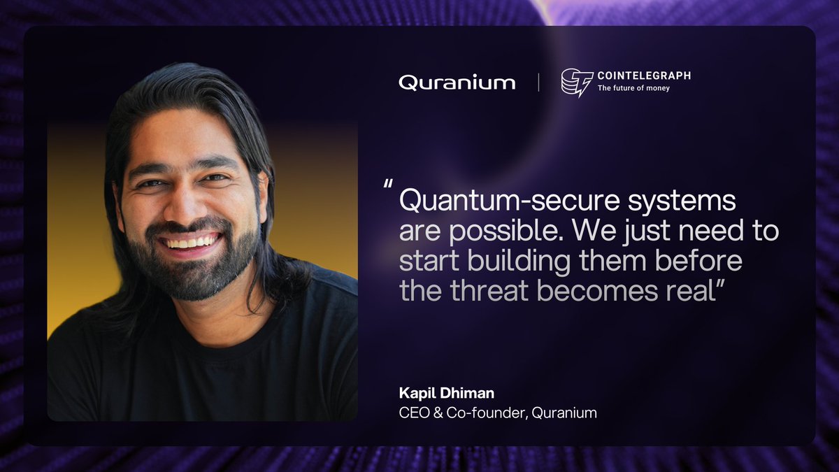 LucaOKXCTO's tweet photo. Quantum just rewrote reality.
Google’s Willow chip: 13,000× faster than Frontier supercomputer. Verified. Reproducible. Unstoppable. @quranium_org supremacy is here. Legacy crypto?
Doomed. Only quantum-secure survives.
#Quranium #QSafe – Post-quantum armor for Web3:
Lattice keys that Shor can’t touch
Zero-trust bridges
AI-hardened ledgers
Upgrade now. Or vanish in the qubit storm.
#Quranium, #QuantumSecure, #QRN