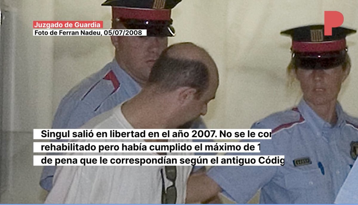 Alejandro Martínez Singul, condenado a 65 años por una decena de #violaciones a menores en Barcelona: conocido como ‘el segundo violador del Eixample’, actualmente vive en la calle en el barrio de Sant Antoni en una zona frecuentada por niños y niñas cerca de un colegio.