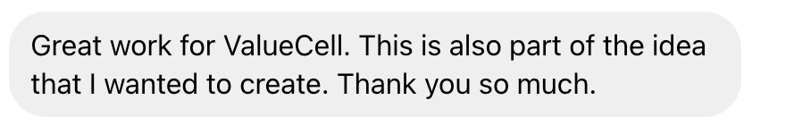 Finsignals's tweet image. Always makes our day to hear positive feedback from users 💬
Grateful for everyone supporting ValueCell and building with us together 🤝
#ValueCell #fintech #investing