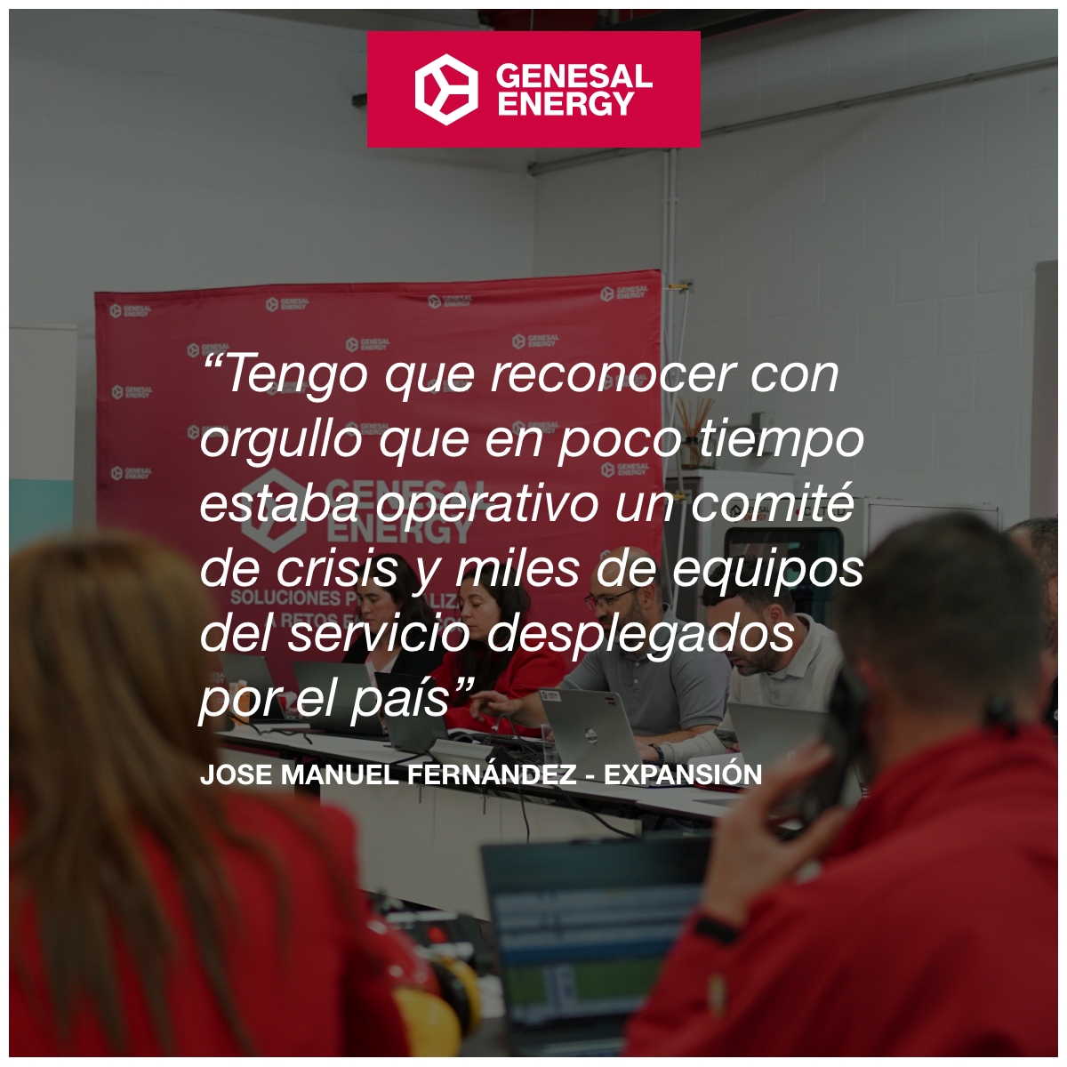 "En pocas horas teníamos operativo un comité de crisis y miles de equipos del servicio desplegados por el país.” 📍 Lee la entrevista completa de nuestro CEO José Manuel Fernández en Expansión: expansion.com/galicia/2025/1…