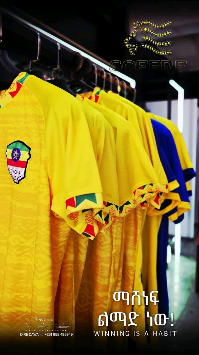 GoferSportswear's tweet image. Qualification day is here for the Ethiopian Women's National Team to #AWCON in Diredawa. 

Fuel up for the big match at our store inside Dire Dawa International Stadium; and rep your colors with our branded #TeamEthiopia jerseys.
