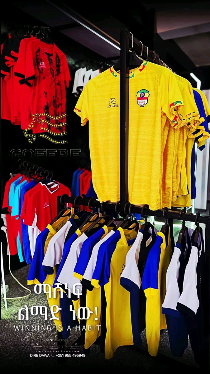 GoferSportswear's tweet image. Qualification day is here for the Ethiopian Women's National Team to #AWCON in Diredawa. 

Fuel up for the big match at our store inside Dire Dawa International Stadium; and rep your colors with our branded #TeamEthiopia jerseys.