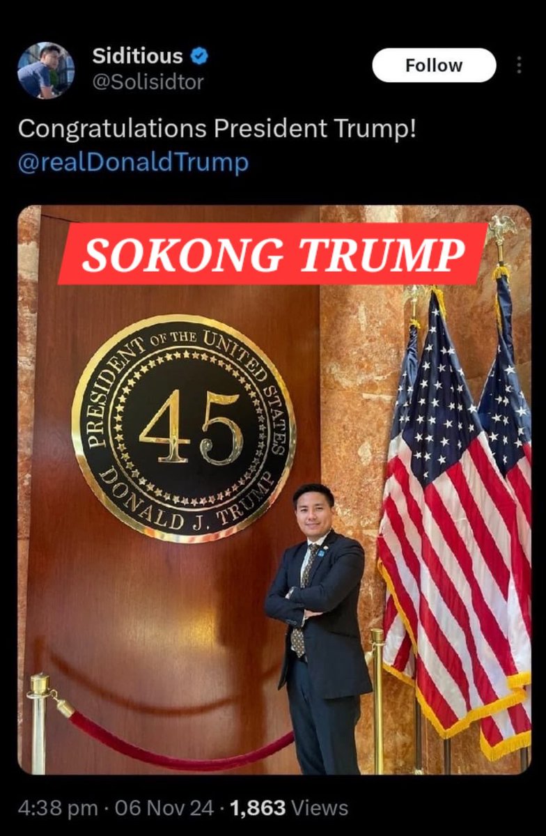zhixinJs's tweet photo. @Solisidtor @anwaribrahim Sorry people of Palestine! This guys support Trump to be elected! 

Manusia Hipokrit! https://t.co/HsE9552jwy