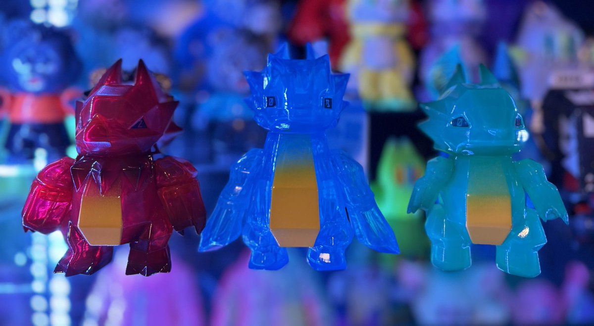 POPBOX nekorat ドラポリゴン/キャンディハロウィン ソフビ POPBOX