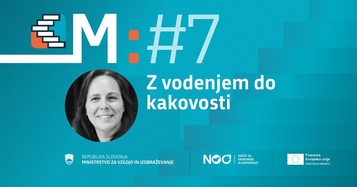 ArnesInfo's tweet image. V novi epizodi podkasta Misija: kakovost na portalu #SIOsi gostijo dr. Mihaelo Zavašnik, ki je ena vodilnih strokovnjakinj na področju šolskega vodenja, profesionalnega razvoja ravnateljev in kakovosti v vzgoji in izobraževanju: novice.sio.si/2025/10/17/nov…