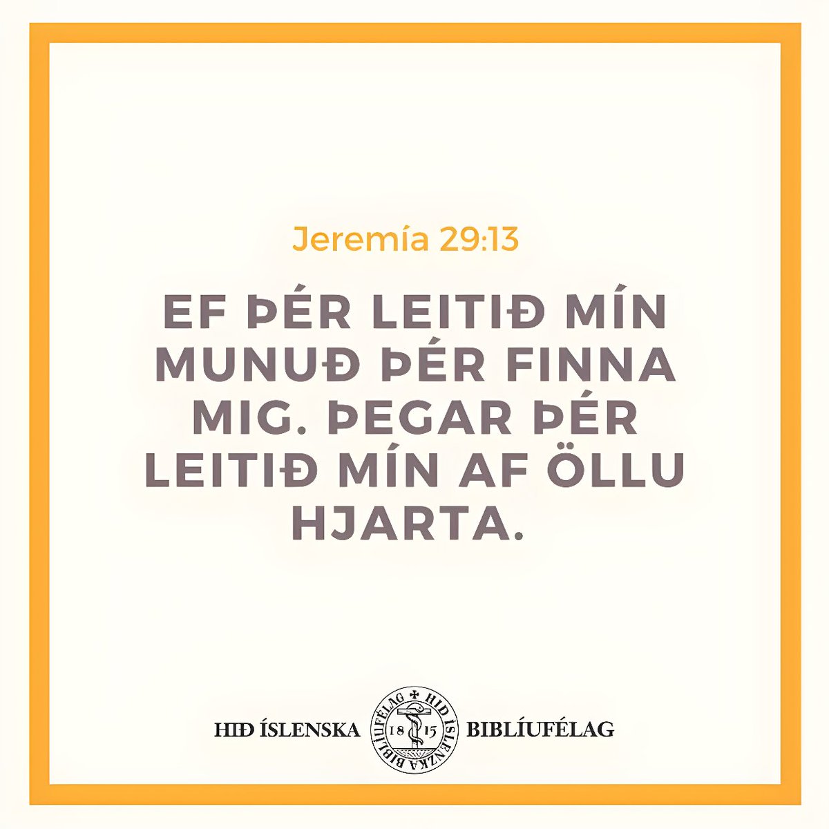 Hið íslenska biblíufélag (@bibliufelagid) on Twitter photo 