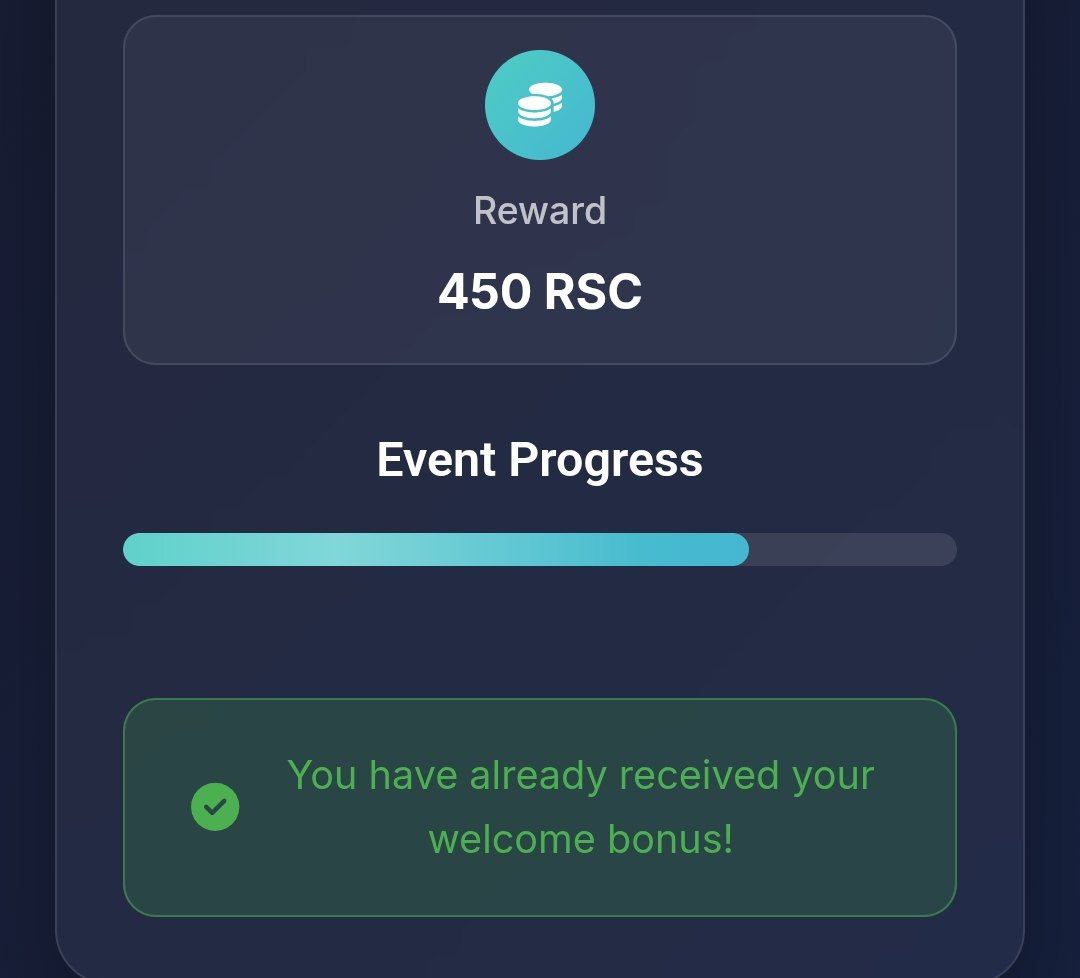 sollybestking's tweet image. REESKCAPITAL AIRDROP (Get 450 RSC FCFS 500)

BE FAST GUYS 💪 

🤝 Register: reeskcapital.co/pages/mine?ref…
- Submit Code: RSCEO955H
- Start mining
- Claim 450 RSC
- DONE

#Airdrop #Rsc #miningapps