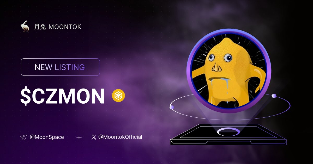 MoontokListing's tweet photo. ⚡ 月兔雷霆 - Moontok Xpress

CZMON ( $CZMON )
https://t.co/rLwI4KMaxI

0x5526022721E229AE0615F5b84D29EDCe95044444

LIQ: $73,650 | MC: $317,445

#altcoin #memecoins @CZMONonBNB @moontokofficial https://t.co/HmVUWi52EB