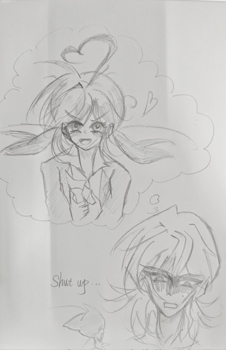 Yimynany's tweet photo. What are you thinking about?
Why your face seen to turn black?O_o
#leisyridisandblacat #miraculouspv #ladybugpv #felibri #feligette #bridgettecheng #felixagreste https://t.co/kCJ7qOTLxU