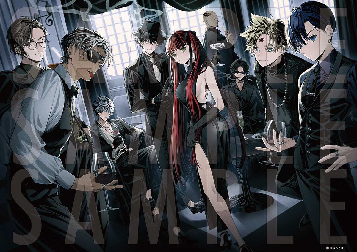 アルカナ・ファミリア14周年記念イラストを描かせていただきました！おめでとうございます&amp;ありがとうございます🥳グッズにもなるそうです。よろしくお願い致します！