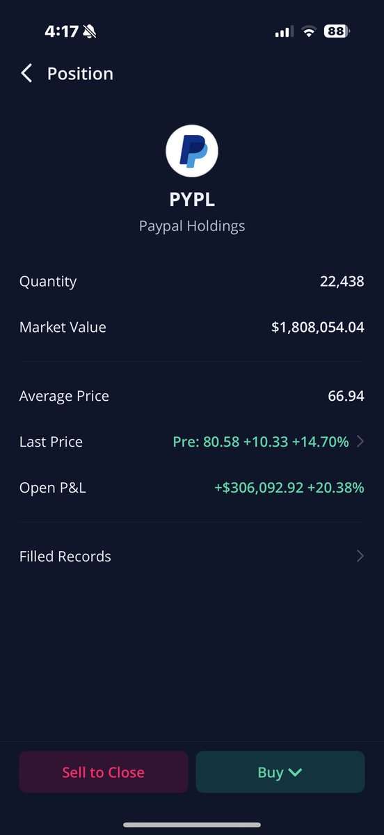 Trinhvests's tweet image. Saw all the bearish tweets on X and knew I had to put a bag in. Wonderful execution. Pay attention to what’s going on fundamentally, not the stock price.
$PYPL