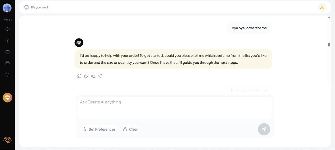 eusate_ai's tweet image. This is SATE handling an order request.

Notice how SATE:
✅ Understood the enquiry
✅ Provided comprehensive product details
✅ Offered helpful consultation
✅ Kept the conversation human

All in record time without frustrating the customer.