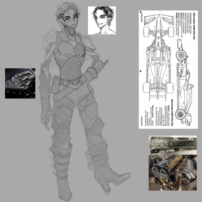 fantasy au wips from a while back 