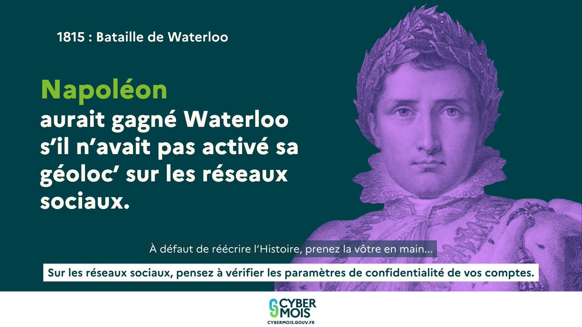 🔒 #Cybersécurité #CyberMois #Mayenne
Sur les réseaux sociaux, vos données personnelles sont précieuses ! 📱

Prenez le temps de vérifier et d’ajuster les paramètres de confidentialité 🔧 de vos comptes.
Limitez l’accès à vos informations, apprenez à maîtriser vos réseaux sociaux