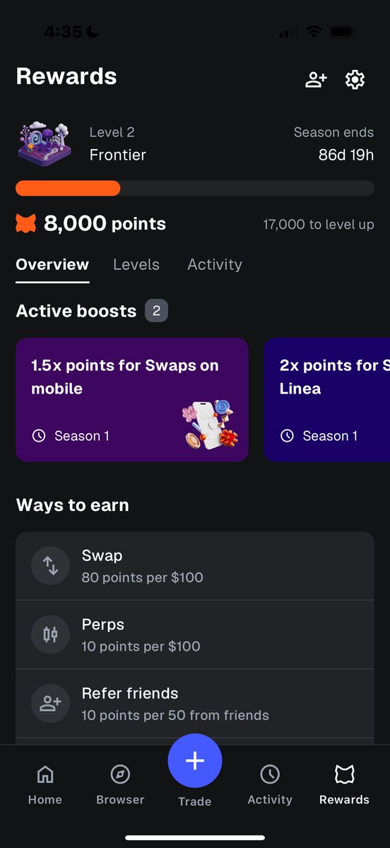 Anyone logging back in this morning MetaMask may realize the reward program has gone live! Feel free to use my code, gives us both points! 

AJHQ5B

- Love Y’all