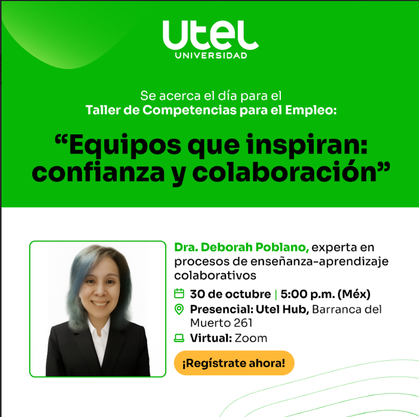 VCuraciones's tweet photo. #equipos #utel #universidad #invitaciones #inspirar #confianza #colaboraciòn #competencias #habilidades #destrezas #taller #conceptos #ideas #mejoras #felicidad #aprendizajes #enseñanzas

Link presencial: https://t.co/ilFckkHu54

Link virtual - vía zoom: https://t.co/9JaP3OtS2H https://t.co/CWqMyJudz3