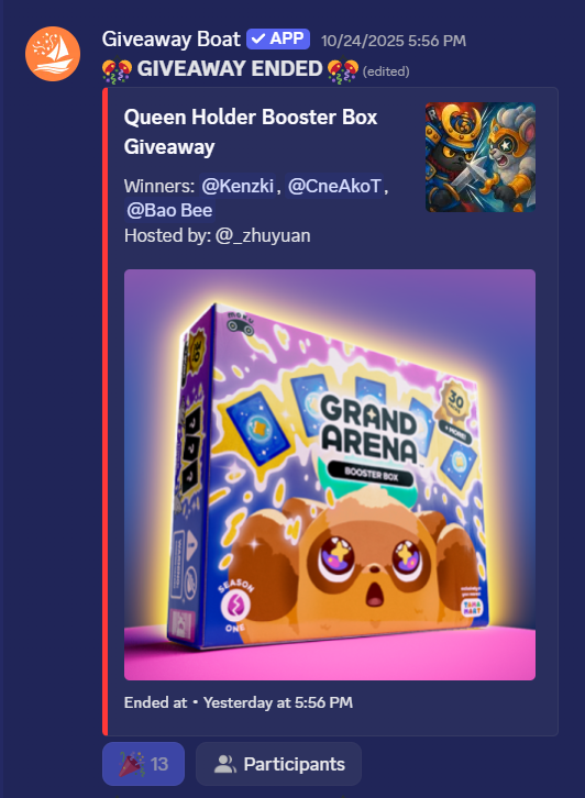 Starry Mooncake Gaming is easily one of my top 2 fav guilds on the Ronin network and istg I could write a whole book about why, totally not biased btw ;)

being an $SMG Queen holder has been sooo worth it, I’ve literally won a Ragnarok Genesis Land, 1000 $PIXEL and even a GA