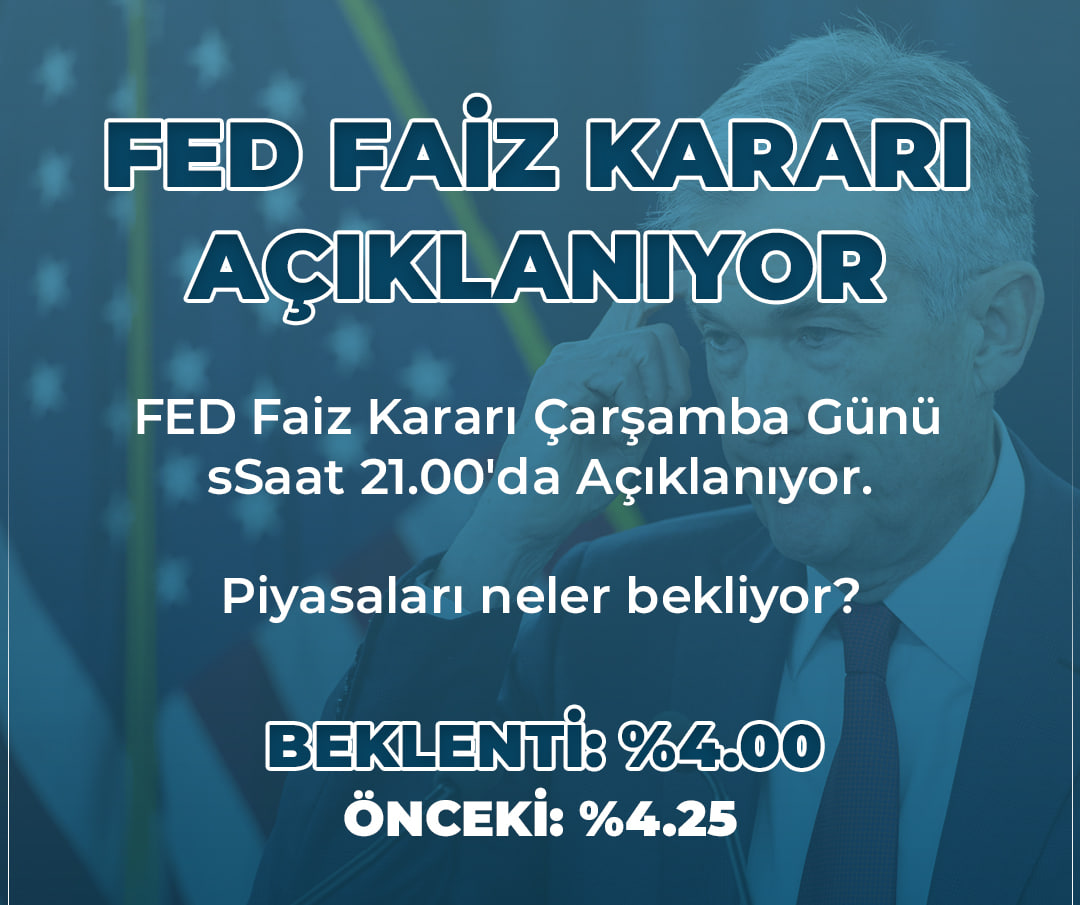 001microlot's tweet photo. #Fed Faiz Kararı yarın akşam 21:00'da açıklanacak

Hükümet 28 gündür kapalı, açıklanmayan veriler var. Beklenti dahilinde 25 BP faiz indirimi olacak mı yoksa faiz sabit mi kalacak? Powell'ın konuşmaları piyasaya yön verecek.
#xauusd #xu100 #nasdaq #altın #faiz #powell #trump https://t.co/Bpn1ddeymy