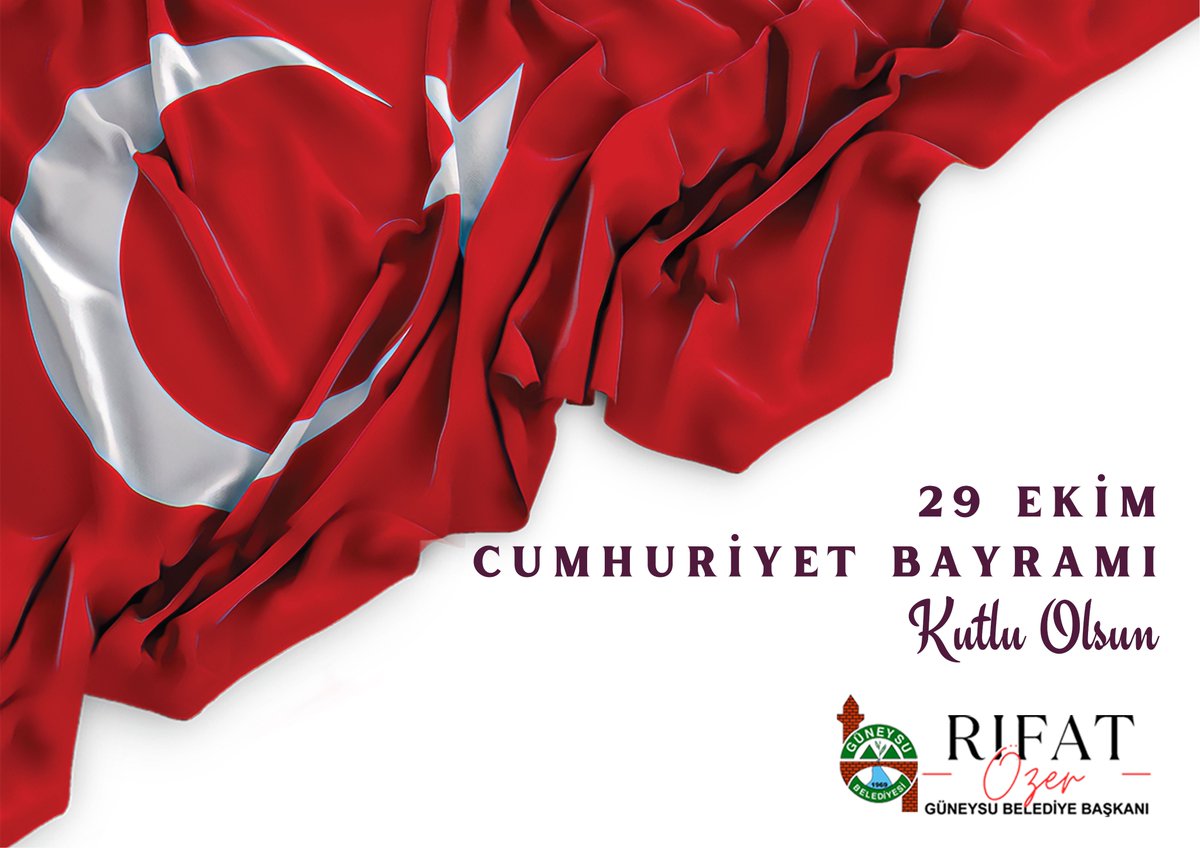 Cumhuriyetimizin kuruluşunun 102. yılında başta Gazi Mustafa Kemal Atatürk olmak üzere silah arkadaşlarını ve aziz şehitlerimizi rahmetle, kahraman gazilerimizi minnet ve şükran ile anıyor; tüm vatandaşlarımızın “Cumhuriyet Bayramını” en içten dileklerim ile kutluyorum.
