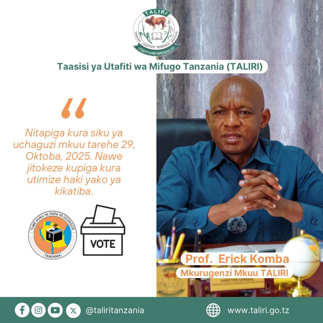 Taliri_TZ's tweet photo. Jitokeze Kupiga Kura hiyo kesho. https://t.co/jlnHii6Ja1