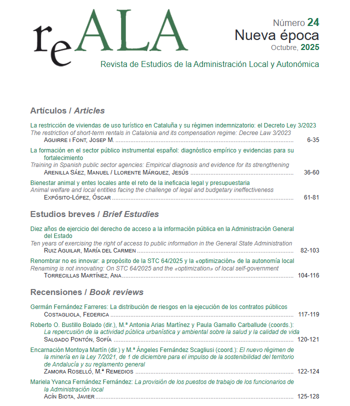 Revista de Estudios de la Admón Local y Autonómica tweet media