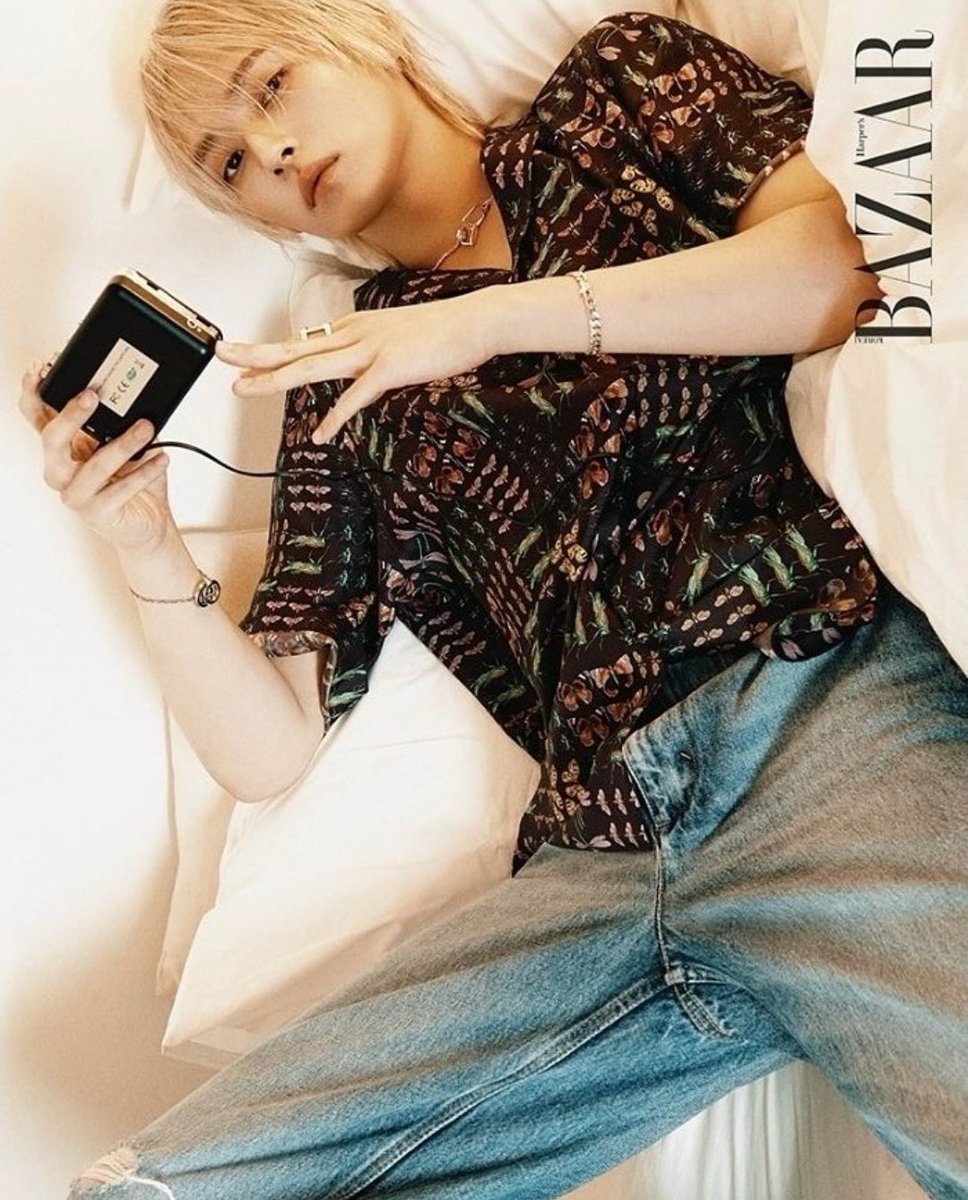 #LeeKnow of #StrayKids for HARPER'S BAZAAR KOREA 🤌✨