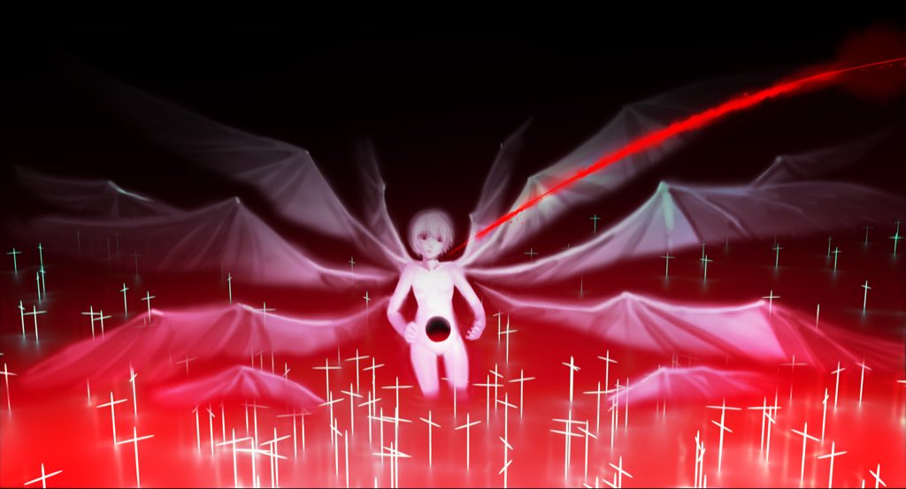 旧劇エヴァ見にいくからリリス描いた