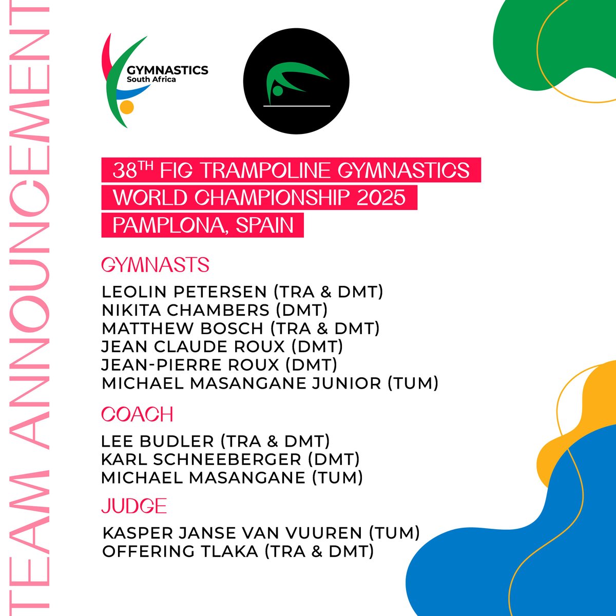 Gymnastics South Africa tweet media