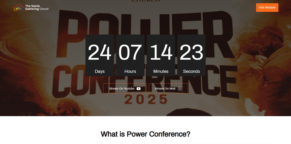 thejosh_n's tweet image. Just completed a website for Power Conference, for The Saints Gathering Church. Users can register and instantly get a personalized flier with their photo.
I used Sharp.js for all the image processing.
Check it out powerconference.thesaintsgathering.org
