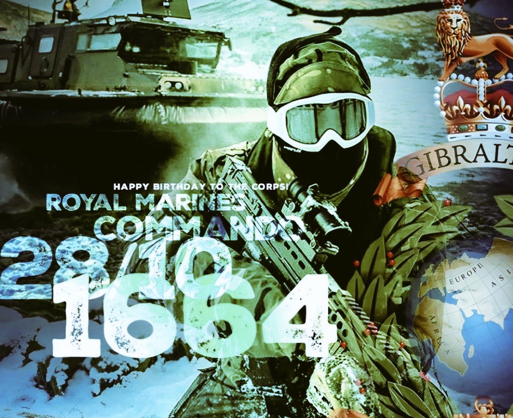 USA_Cherries's tweet photo. Happy Birthday to His Majesty's Royal Marines https://t.co/shvM6iGBqL