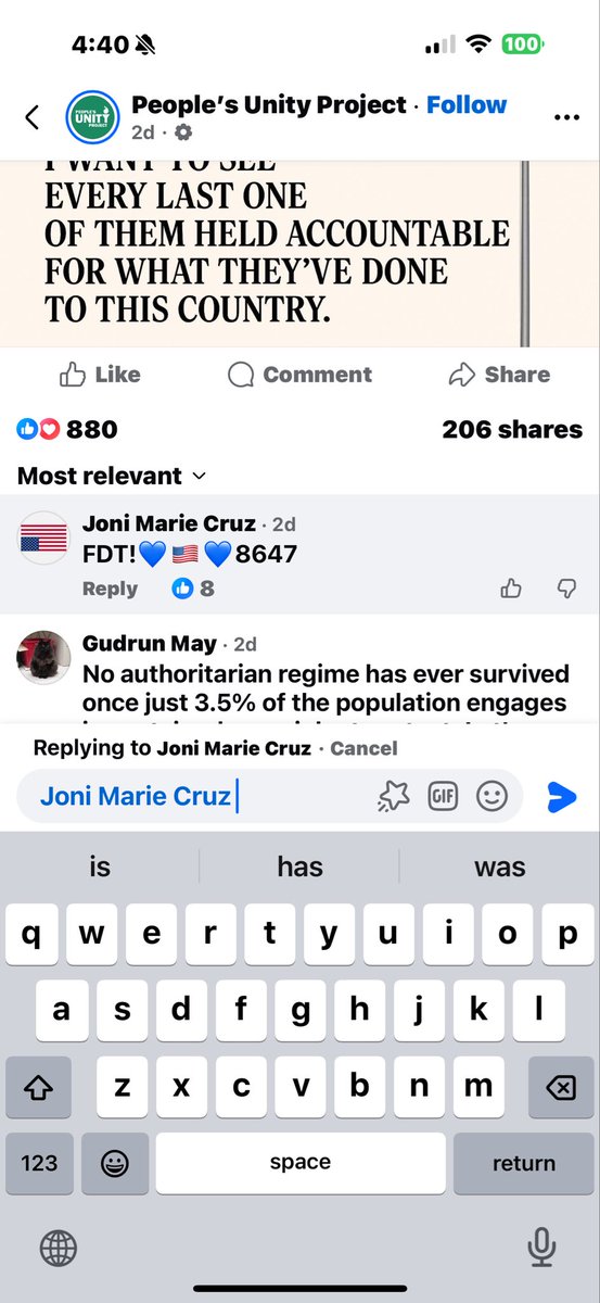 LSz42a's tweet photo. @FBI @FBIDirectorKash 

Please investigate this person advocating this for President Trump https://t.co/1vkIntnWbm