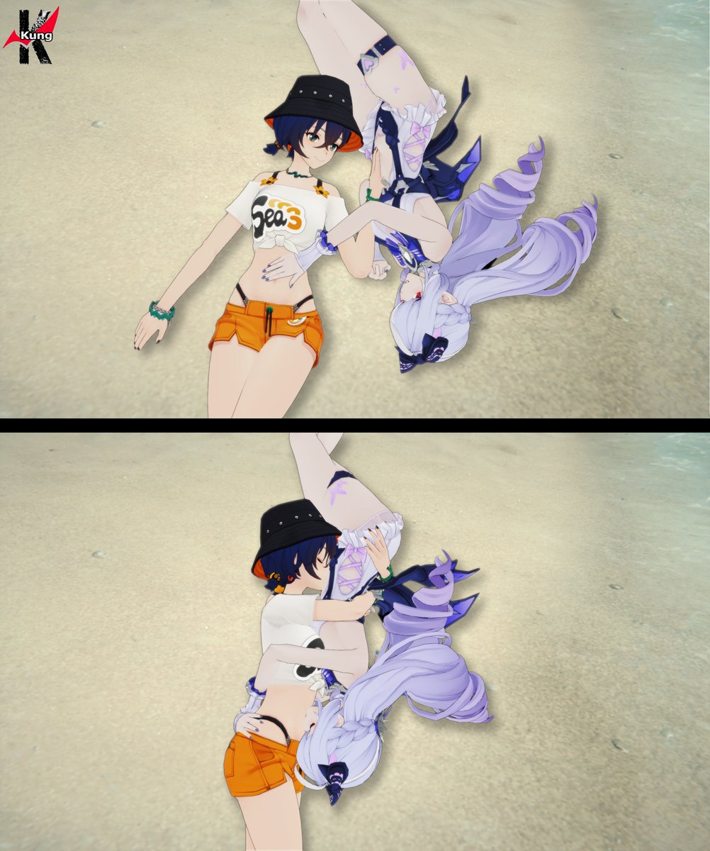 Take turns with in middle of the beach

#ZenlessZoneZero #Belle #VivianBanshee