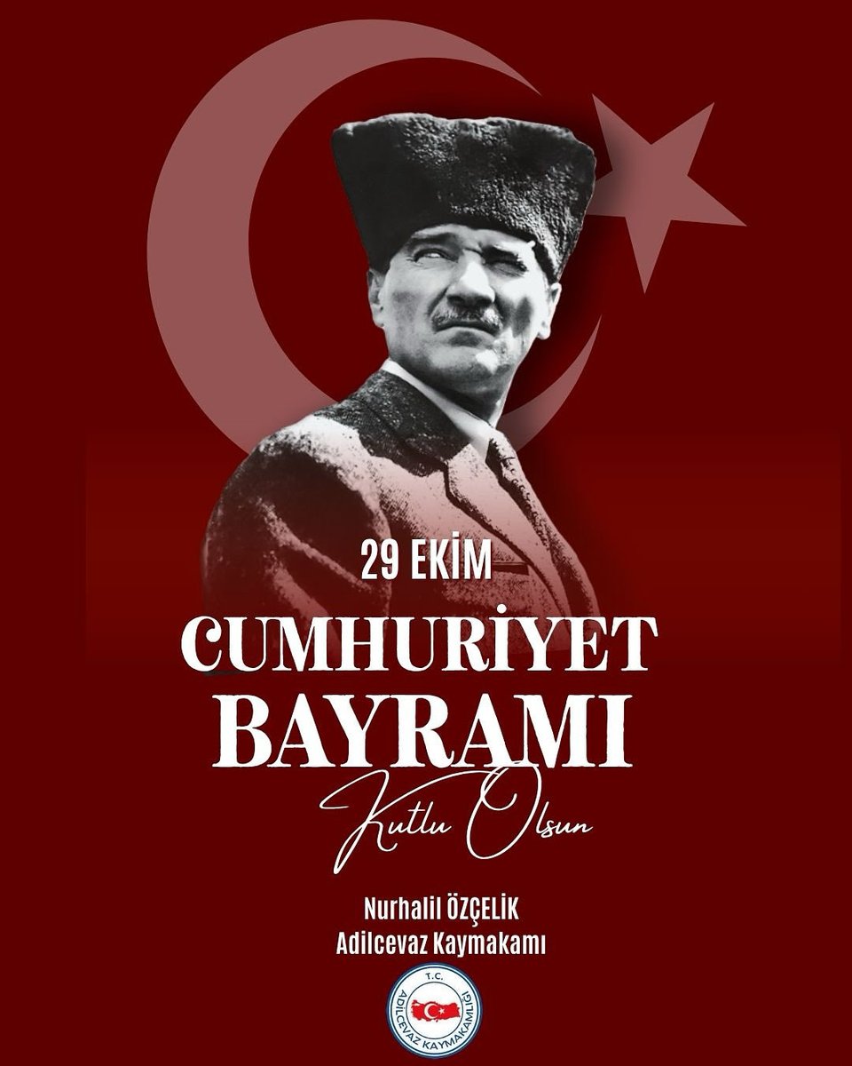Milletimizin bağımsızlık mücadelesinin en büyük kazanımı olan Cumhuriyetimizin 102. yıl dönümünü büyük bir gurur ve coşkuyla kutluyoruz. Başta Gazi Mustafa Kemal Atatürk olmak üzere, tüm kahramanlarımızı rahmet ve minnetle anıyoruz.🇹🇷

<a href="/nurhalilozcelik/">Nurhalil ÖZÇELİK</a>