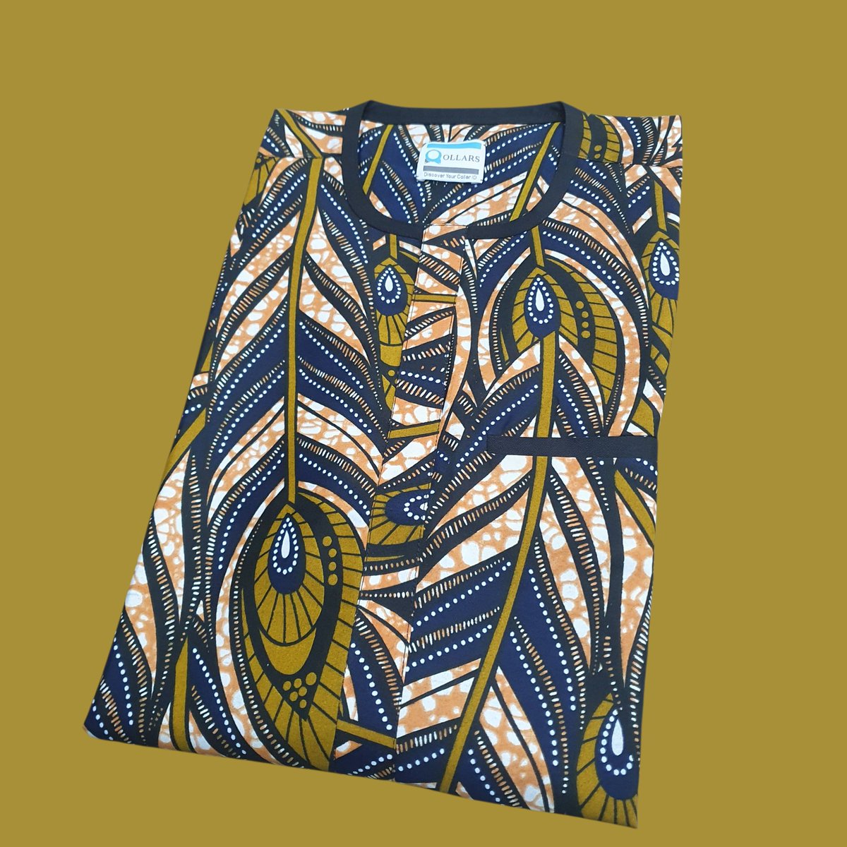 Qollars's tweet image. Qollars Peacock Feather Print Kaftan 🦚 

#lookfresh😎