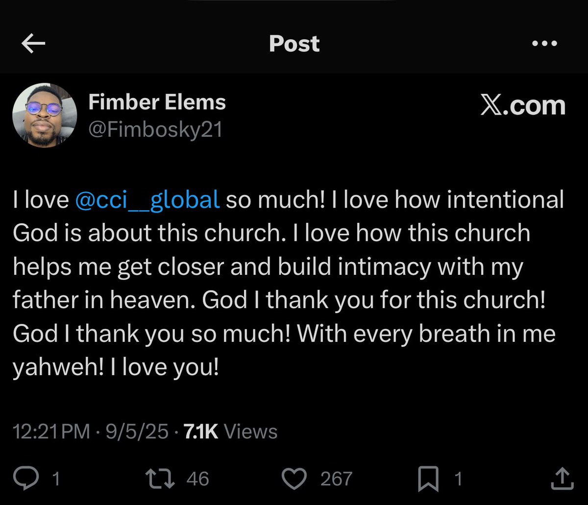It took time for me to find God. Took a lot of time. But I found God, and I am NEVER letting go of his feet. Never ever. Again, thank you <a href="/cci__global/">Celebration Church International</a>, <a href="/tolulopeoludapo/">Tolulope Oludapo</a> , and everyone who has helped me come this far. Thank you genuinely for helping me find God