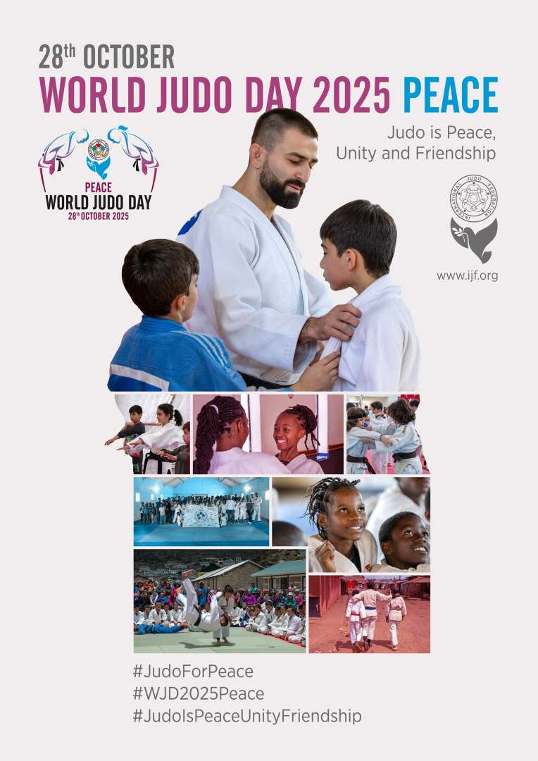 Happy World Judo Day.

With the theme: Judo is Peace, Unity and Friendship, let's use Judo as a tool to embrace and demonstrate how it builds understanding, respect and harmony across borders.

#JudoForPeace
#WJD2025Peace
#JudoIsPeaceUnityFriendship