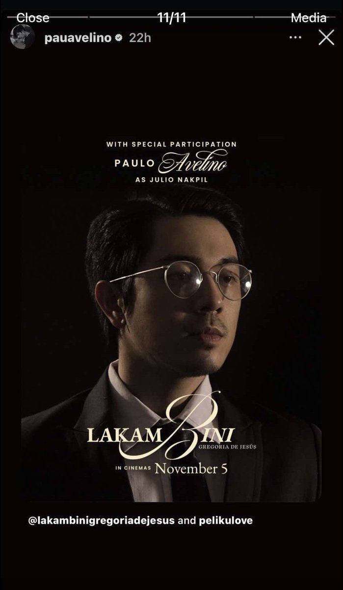 pelikulove's tweet photo. Was Paulo Avelino really part of Lakambini Gregoria de Jesus? 
Yes! He plays Julio Nakpil—the man who loved and saved Oriang. Thank you Paulo, for your special participation and heartfelt support for the film!

#lakambinigregoriadejesus
#gregoriadejesus
#lakambiningkatipunan https://t.co/zC4yZ9L55z