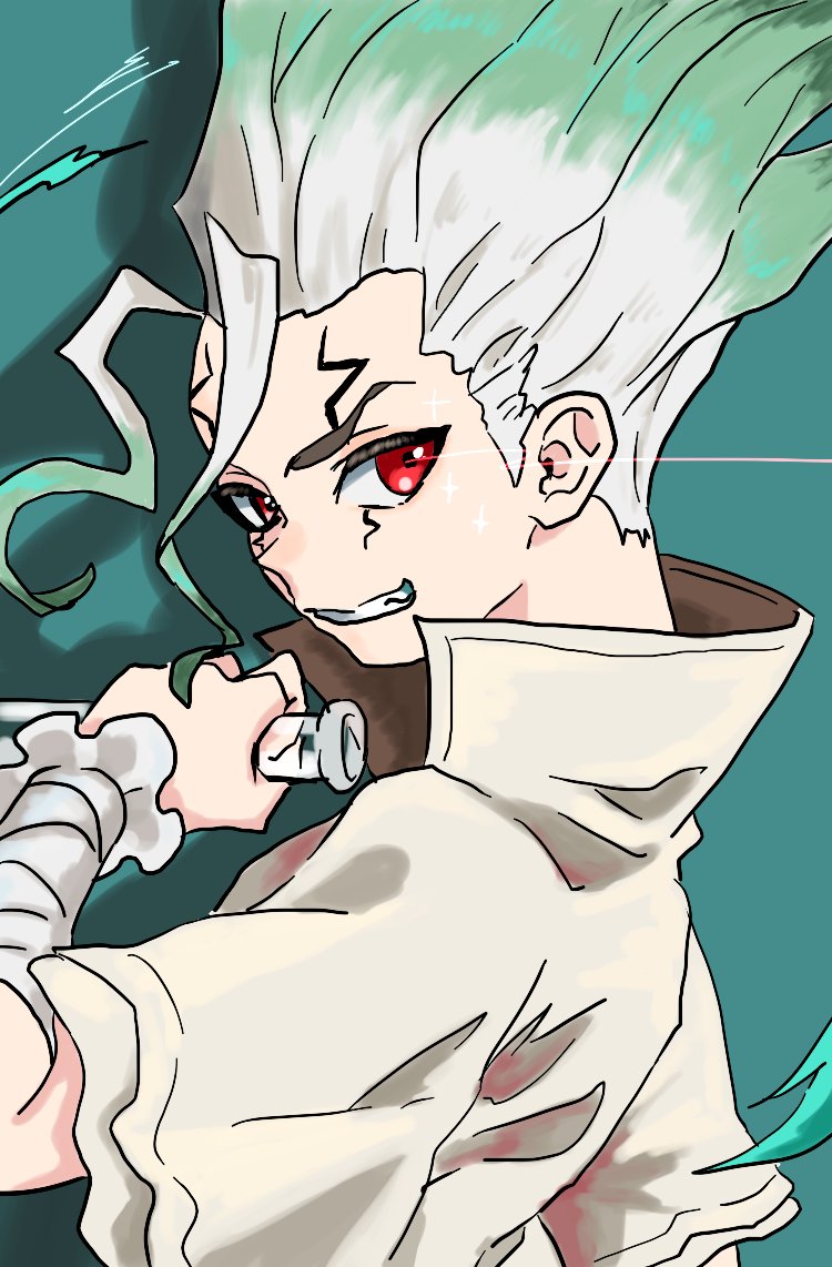 nezuyatai's tweet image. Dr.STONEのアニメが一旦終わったって、絵は描くぞ！

#sketchドロー #石神千空 #DrSTONE  sketch.pixiv.net/items/36498515…