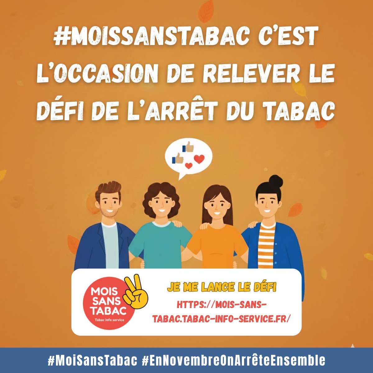 AAIRDialyse's tweet photo. Prêt(e) à relever le défi #MoisSansTabac ? En novembre, arrêtez la cigarette pour votre santé ! Bénéficiez d'un soutien continu, de conseils personnalisés et de toutes les ressources pour réussir ce mois.

Rendez-vous sur https://t.co/FwNJDxz7V8 ou téléchargez l'application ! https://t.co/SOiHba0qty