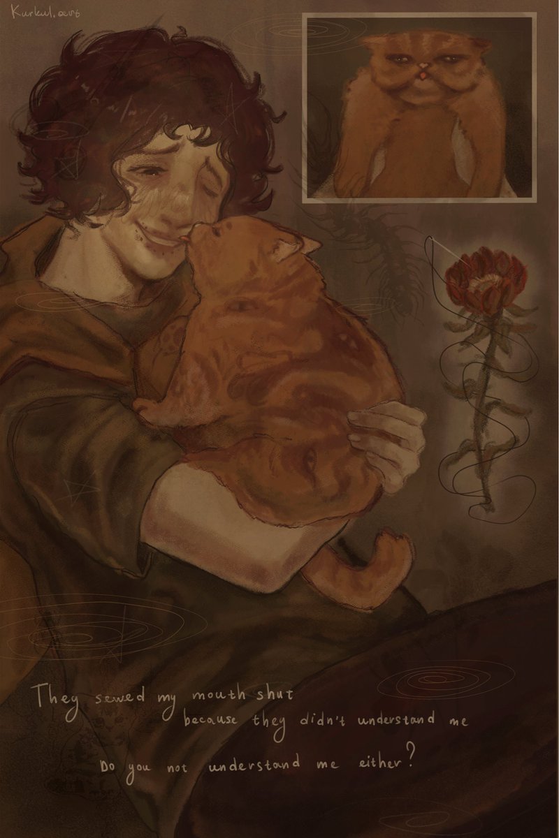 KurkulArt's tweet image. Wireface fanart 
&amp;gt;:9

 It’s been a long time since I drew something chill and cozy, and Ninah is the reason I decided to change that a bit :3

#wireface #noimnotahuman #noimnotahumanfanart #ninahfanart #ninah #fanart #artmoots