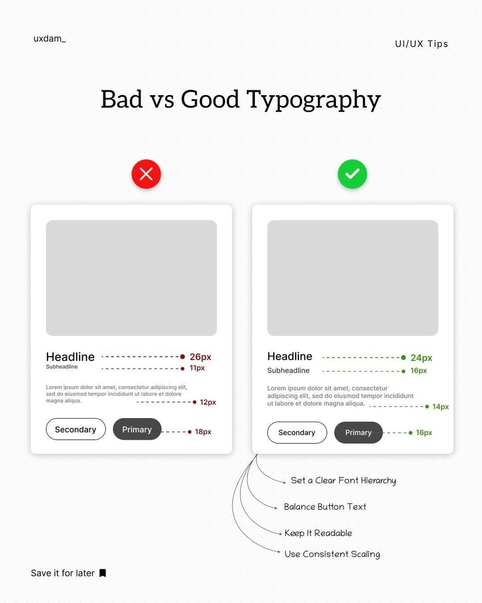pietrobaudin's tweet image. bad vs good typography