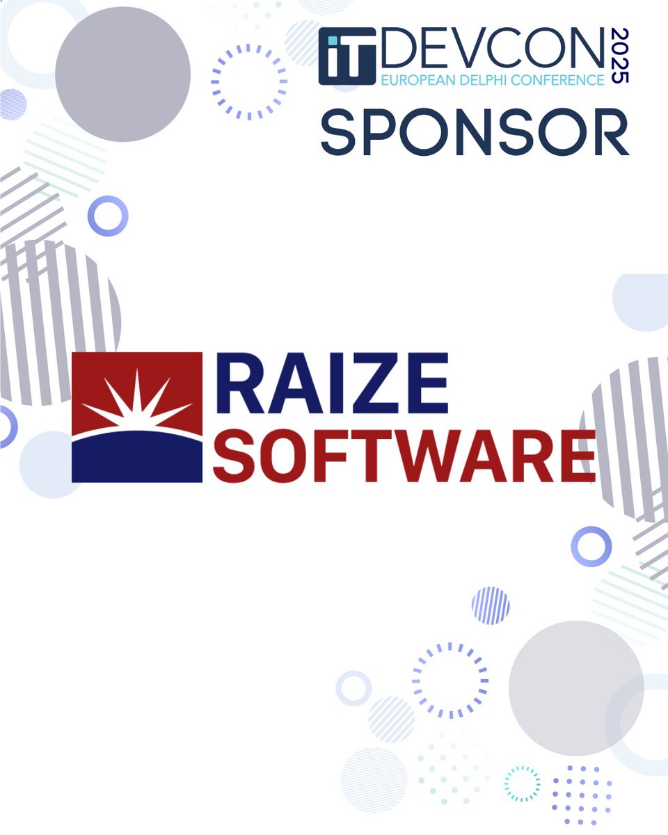 Gold Sponsor of ITDevCon 2025: Raize Software

Raize Software has been creating high-quality, innovative computer software since 1995. Complementing our line of developer tools is top notch technical support and outstanding customer service.
Info ➡ itdevcon.it/en/home-englis…